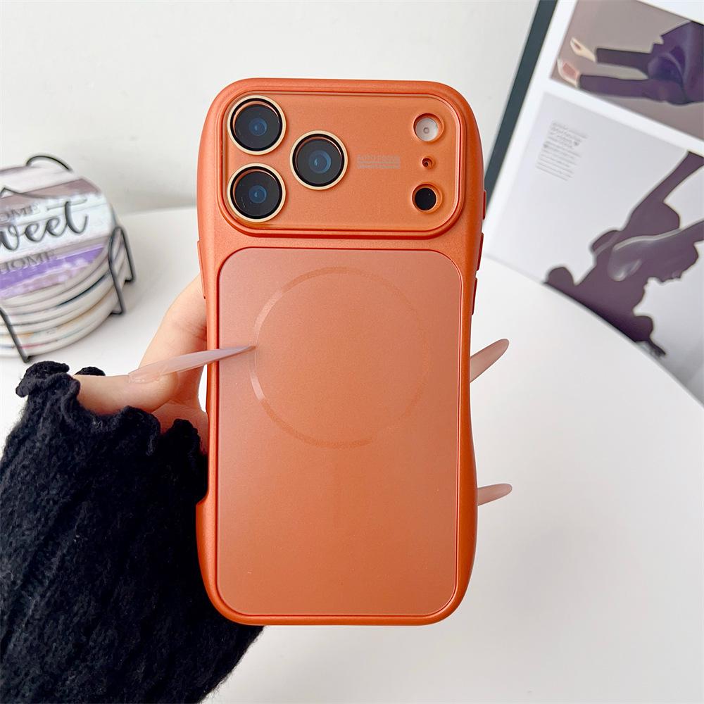 

Magnetic Frosted Slim Waist Case for iPhone 14/13 Apple 17/16/15 PROMAX iPhone 14 Pro Max