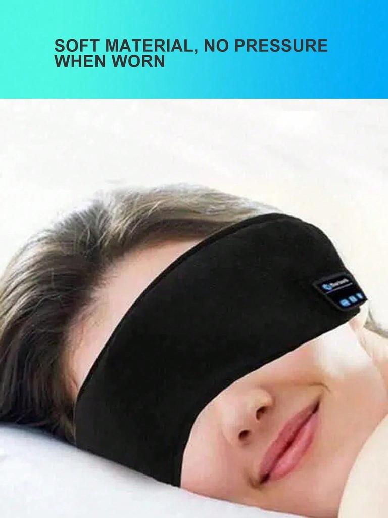 Wireless 5.3 Sleep Headphones: Wireless Music Eye Mask For Travel And Sleep - Battery Powered, Breathable, And Light Blocking