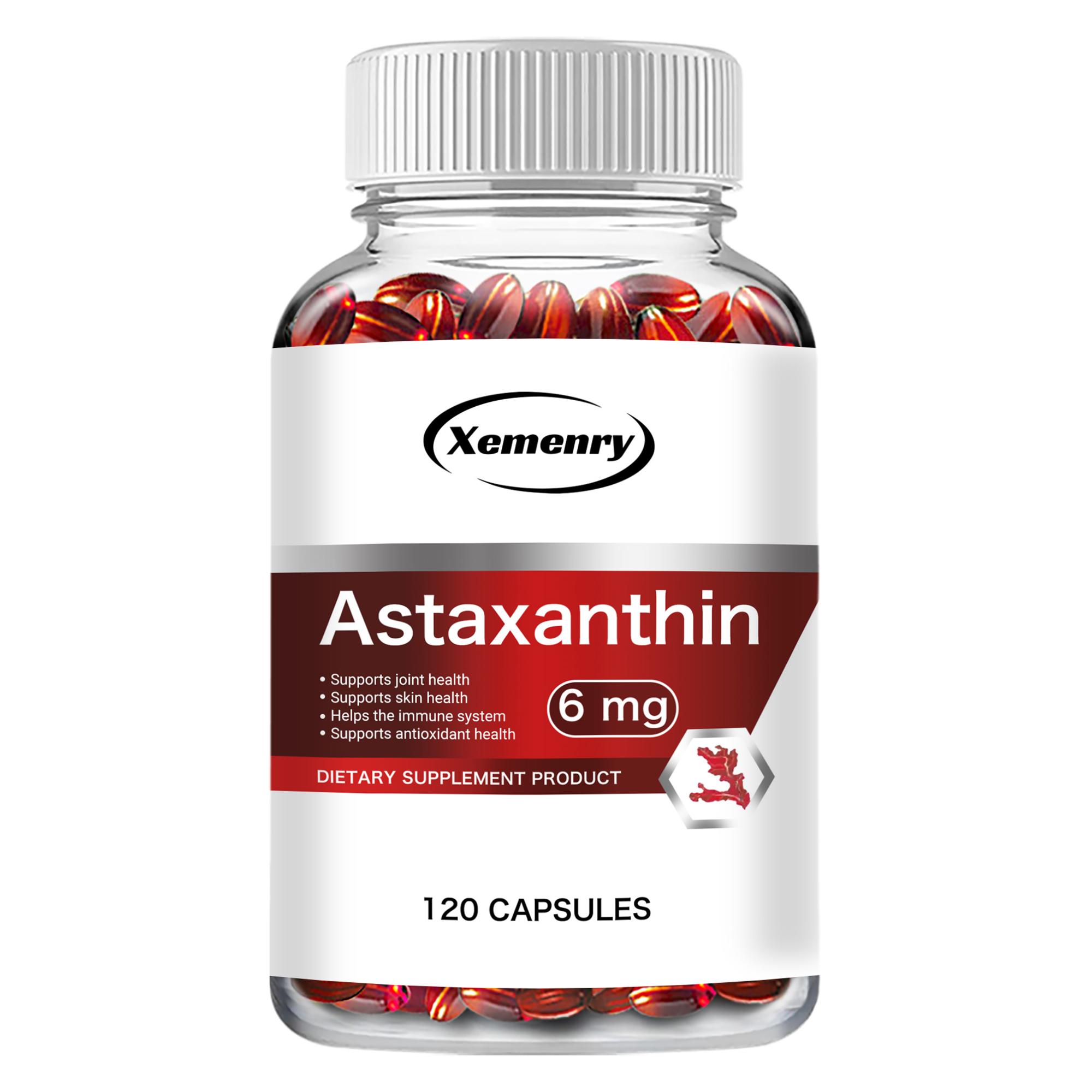 

Astaxanthin 6mg - High Strength Antioxidant, Anti-Aging, Immune & Skin Health 120