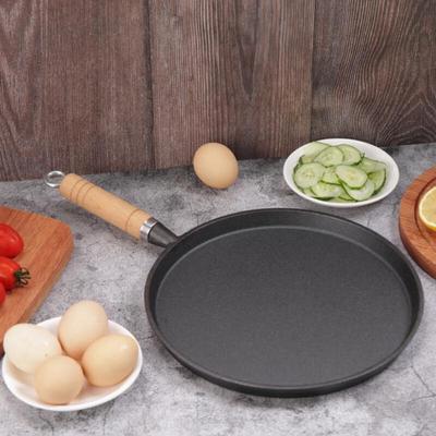 Pabei Thickened Cast Iron Flat Frying Pan