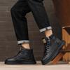 New High Top Boots Casual Fashion Anti Slip Lightweight Comfortable Features Thick Soled Height Increasing Retro Workwear Boots