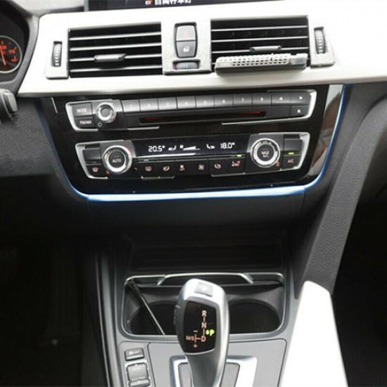 Car LED Light Dash AC Panel Radio Trim Decoration for BMW 3 & 4 Series F30 DIY
