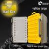 Double-sided Hard Bait Storage Box with Multi-Compartments - Thickened, Hand-held, Dual-Layer Lure Organizer for Sea Fishing.