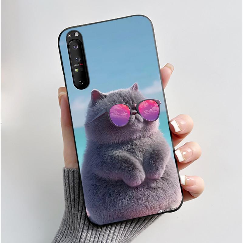 Etui Do Sony Xperia 1 II XQ-AT51 XQ-AT52 1 III XQ-BC62 XQ-BC72 XQ-BC52 Pokrowiec Luksusowy Uroczy Fajny Chłopcy Dziewczynki Miękki Silikonowy Pokrowiec