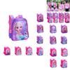 Sofia Elsa Miracle Nikki Backpack With Adjustable Straps For Girls Travel**