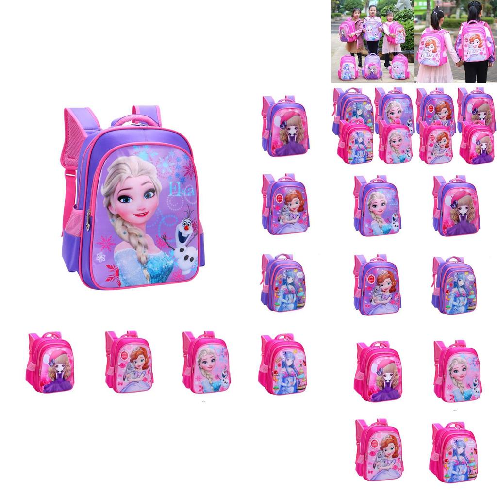 Sofia Elsa Miracle Nikki Backpack With Adjustable Straps For Girls Travel**