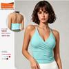 Grenzüberschreitendes Europa & Amerika Sexy Neckholder Yoga Top - Damen Outdoor Fitness & Laufweste