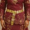 Silver Ethnic Style Belt Traditional Dance Dress Belt Chains Metal Waist Chain  Party Decoration