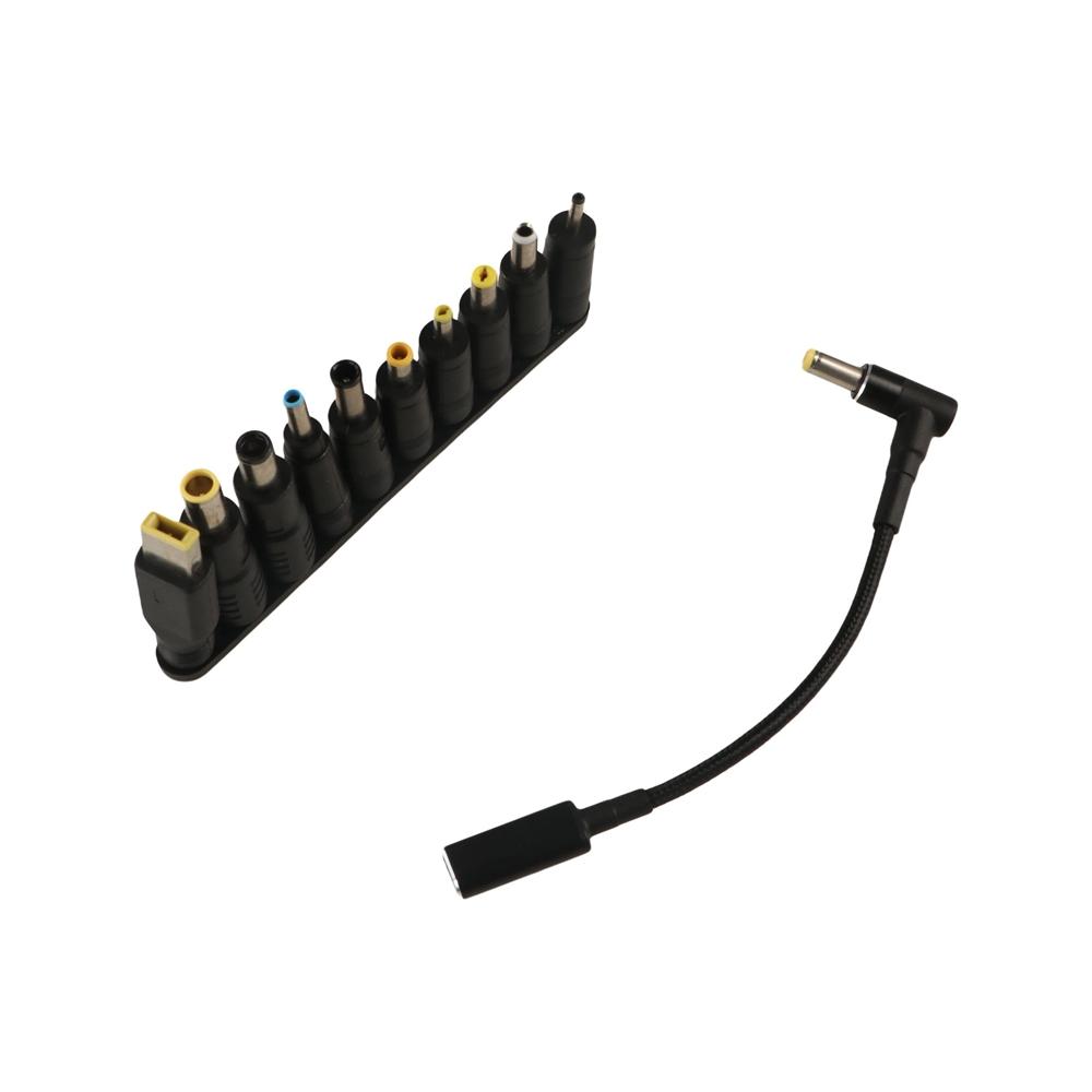 5.5x2.5mm Notebook Charge Connector Type C To Universal DC Power Adaptor  Notebooks