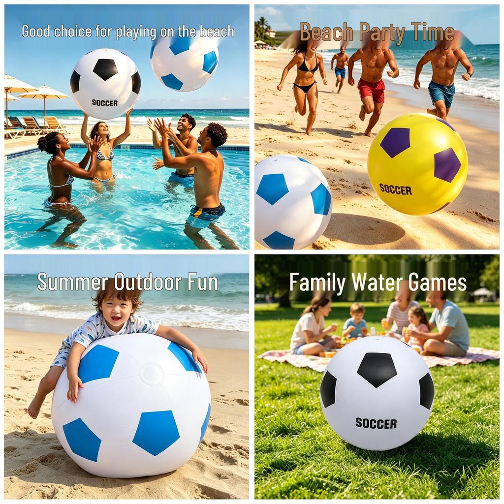 Summer Camping Inflatable Soccer Ball for Outdoor Team Building & Parent-Child Activities
