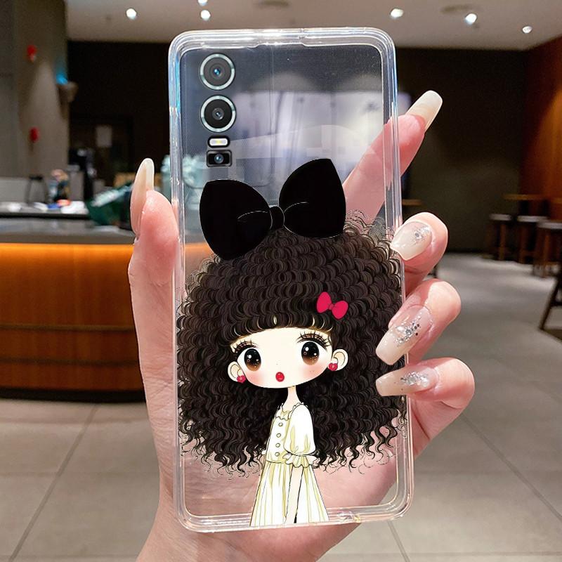 Casing For Vivo Y76S Y76 5G Phone Case Luxury Dragon Cute Cool Boys Girls Pattern Soft Silicone Back Cover Transparent TPU Shell
