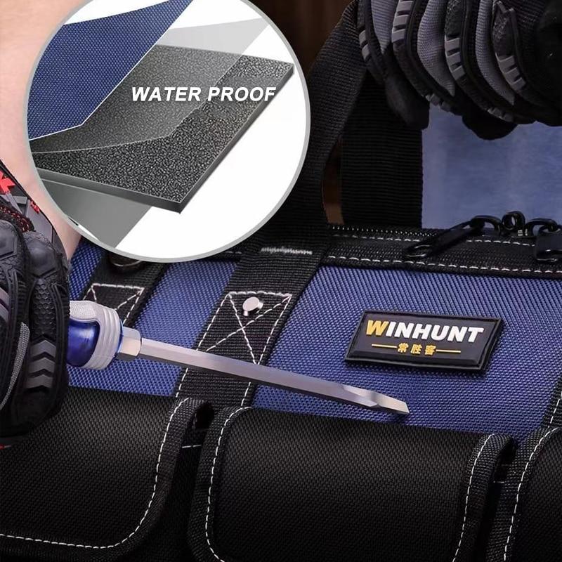 Waterproof Anti-Fall Tool Tote Storage Bag with Multi Pockets