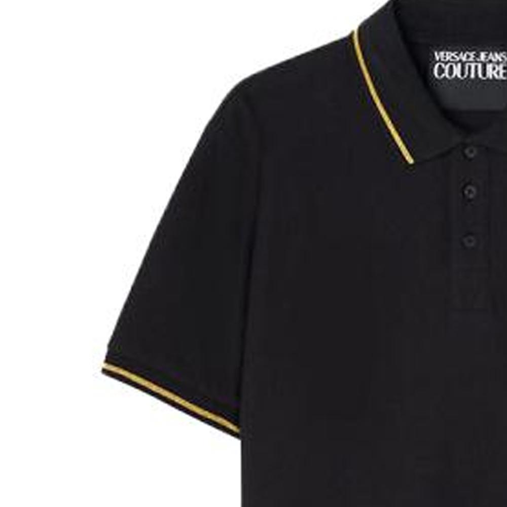 Versace Jeans Couture Logo Plaque Polo Shirt E74GAGT08-ECJ01T-EG89