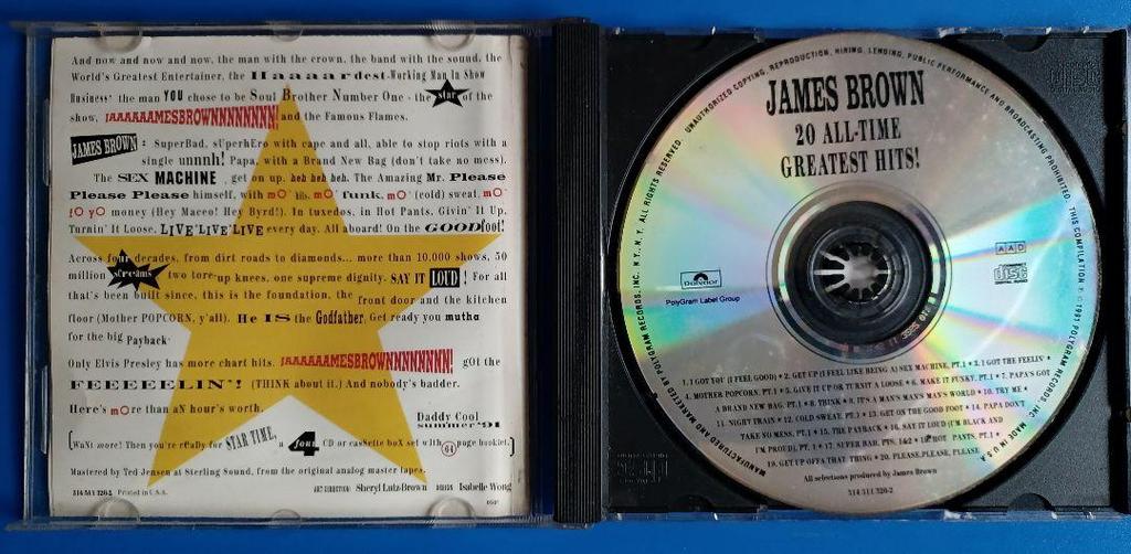 [USED] JAMES BROWN 20 All-Time Greatest Hits