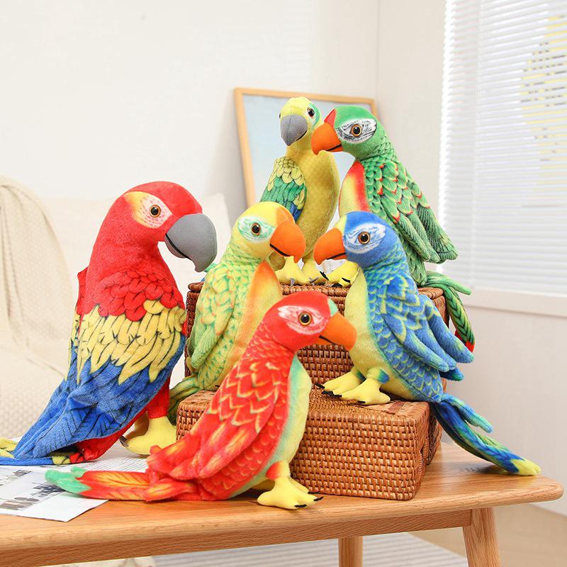 Parrot Plush Toy Doll - Cute Children's Sleeping Pillow & Ornament, Perfect Companion Gift for Girls
