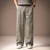 High-end American Retro Tencel Simple Men's Casual Pants Summer New Loose Straight Outdoor Long Pants
