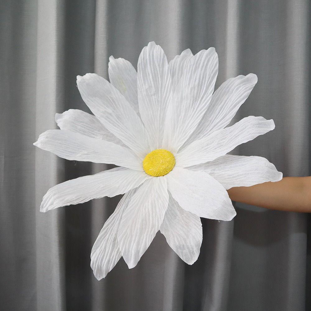 50cm Simulation Daisy Non-woven Fake Flowers Wedding Party Background Wall Decoration