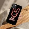 B-Bad Bunny Art Phone Case For IPhone 17 16 15 14 13 Plus 12 11 Pro Max PC+TPU Cases Back Cover