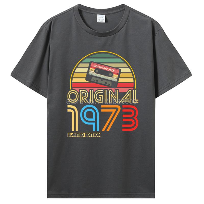 Old T Shirt Original Limited Edition 1973 Vintage T-shirt Funny Women Men Birthday Gift Printed Tshirt Harajuku Streetwear Tees