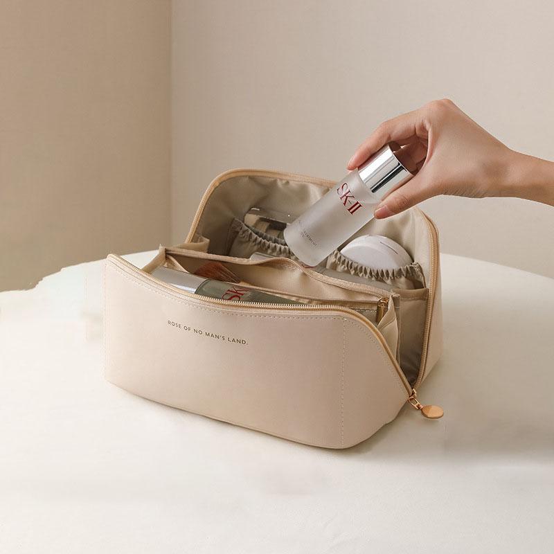 

New Style Ins Pillow Makeup Bag Spacious And Waterproof Ideal Travel For бежевий
