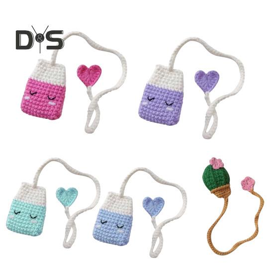 Szydełkowy Zakładka Kaktus Ręcznie szydełkowana Zakładka do robienia na drutach Dekoracja biurowa Żywy kolor Upominki na przyjęcie