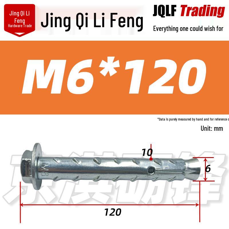 Hexagonal Internal Expansion Anchor for Hollow Foam Bricks - Fish Scale Wall Bolt