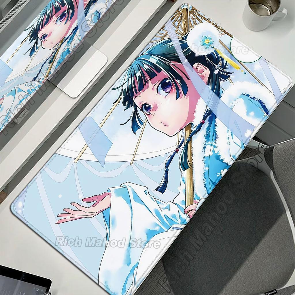 Apothecary Diaries Anime Gamer Computer HD Mousepad XXL Mouse Mat Natural Rubber Non-Slip Carpet XXL Tablemat Desk Accessories
