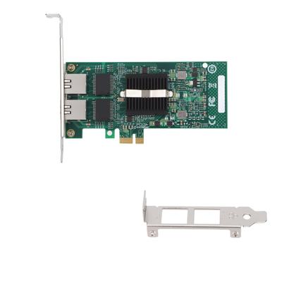 Ağ Kartı 82576GB Çip PCIE X1 Gigabit Çift Portlu Elektrikli Port Masaüstü Bilgisayar Kablolu Ağ