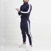 Autumn and Winter Casual Men's Sports Suit Color Matching Men's Clothing