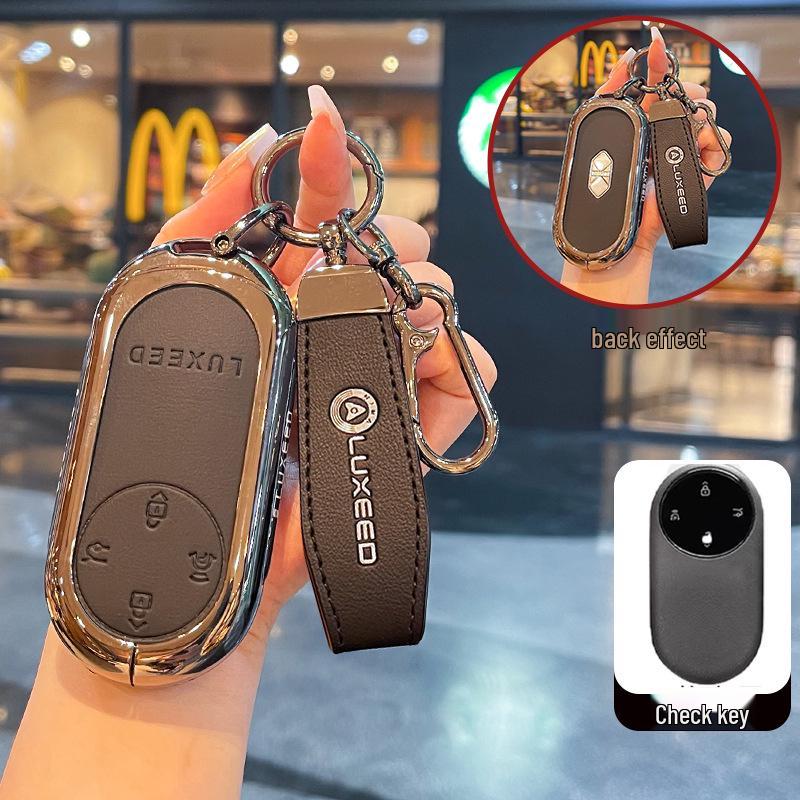 Kompatibel mit 2026 LUXEED R7 Schlüssel: Neue LUXEED S7 Bluetooth Smart Schutzhülle Tasche mit Schnalle.