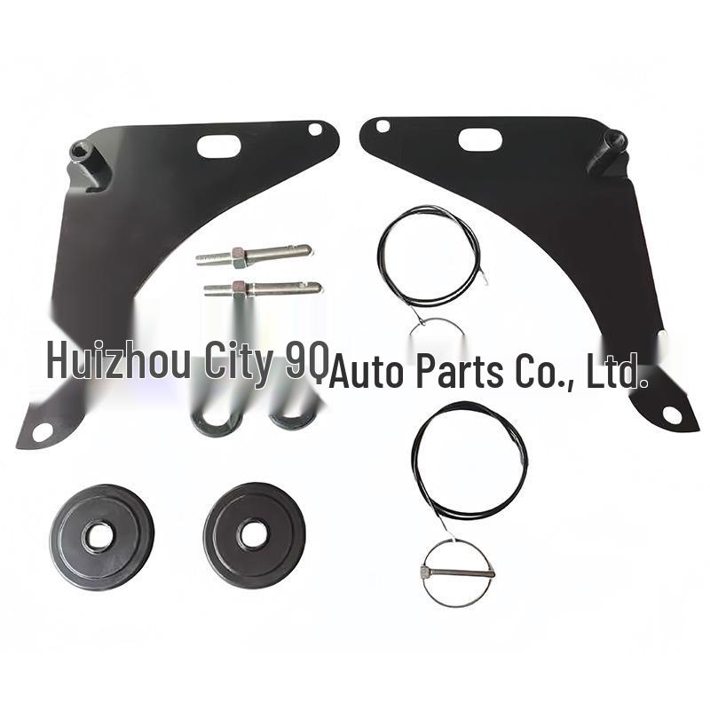 Pair of Iron Headlight Brackets (68064329AD) for Dodge Ram Pickup 2010-2018 Models