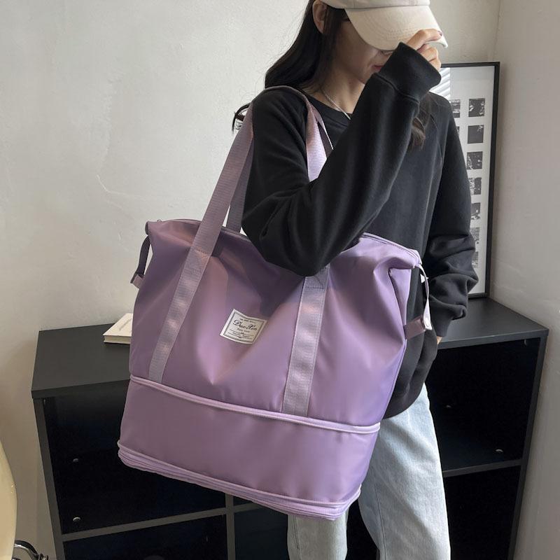 Simple lightweight travel bag Women's 2024 summer new simple portable large-capacity luggage bag Fitness bag Maternity bag