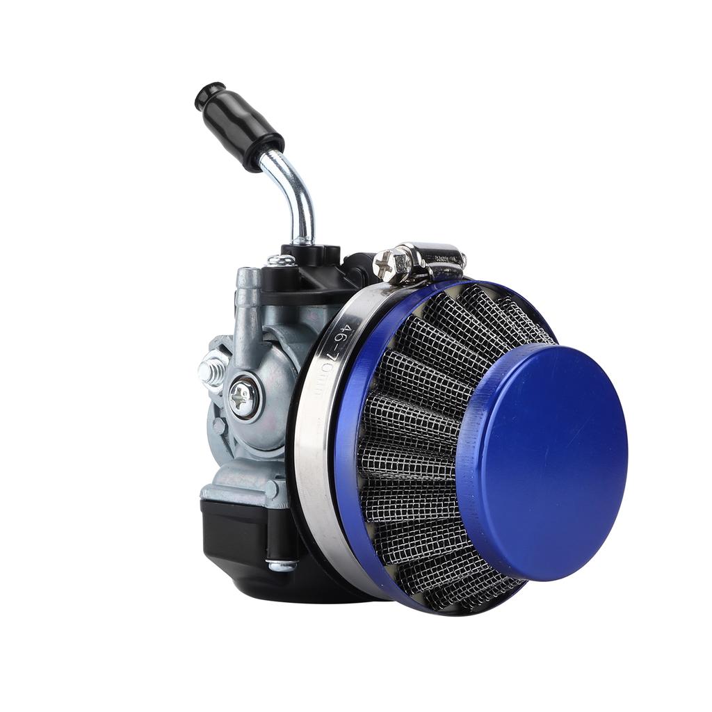 Motorcycle Carburetor with Air Filter Replacement for 2 Stroke 49cc 66cc 70cc 80cc Engines