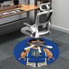 1PC Warriors Curry Office Round Area Rug, Indoor Mat Suitable For Office, Under Office Chairs Bedroom Living Room Home Decor, Room Deco110