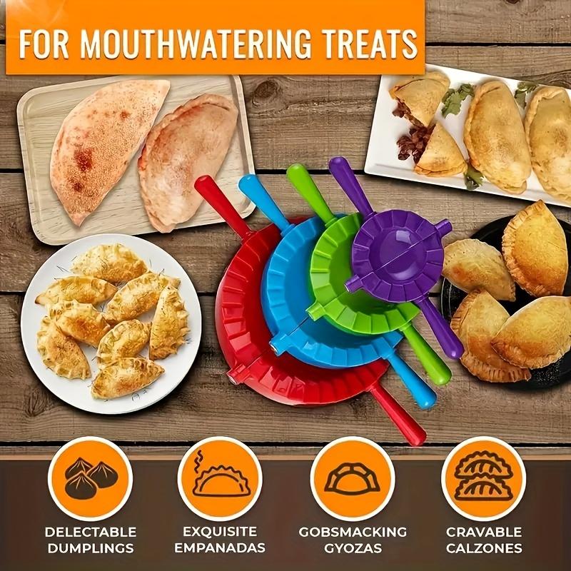 1/2pc Large Dumplings Maker Mold Plastic Hand Dough Press Dumpling Clip DIY Empanada Pie Mold Maker Kitchen Pastry Tools