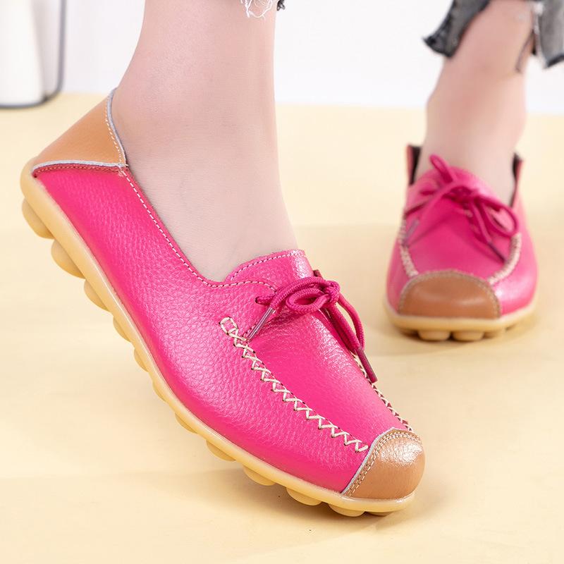 Koop 2022 Spring Flat Shoes Soft Bottom Two Wear StepOn Casual Shoes