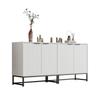 Sideboard Kommode 4 Türen Moderner Buffetschrank Metallgriffe Rahmenbeine Lagerung Wohnzimmer/Schlafzimmer/Flure/Küche 160x40x80 cm