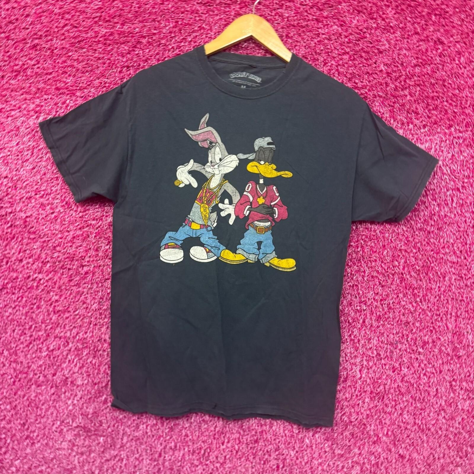 Looney Tunes Bugs Bunny Daffy Duck Criss Cross Parody Tee M S