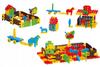 Marioinex Country Farm Large Waffle Blocks 240 Pcs Educational Cardboard Blocks