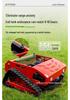 Fully Automatic Remote-Control Gasoline Crawler Mower for Spanish Orchards