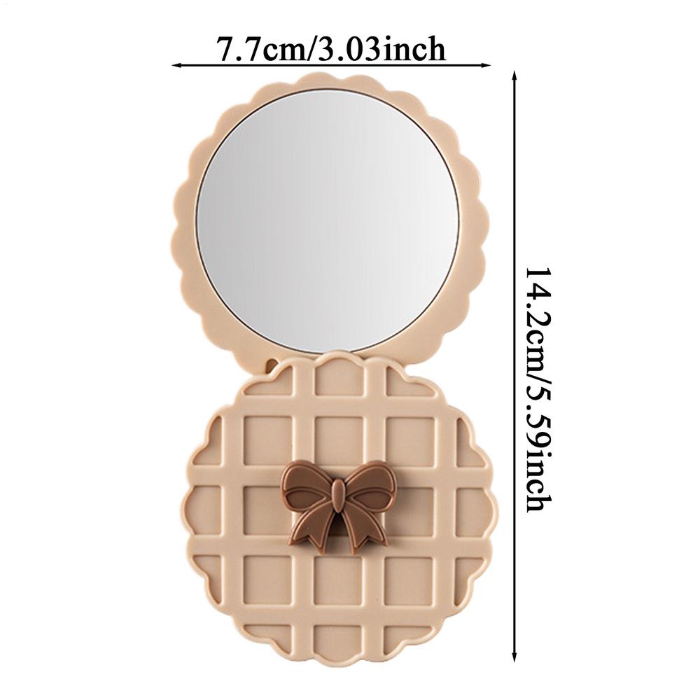 

Mini Pocket Mirror Portable Travel Mirror for Women High-quality Glass Small Mirror Solid Color Makeup Mirror Round Makeup Tool