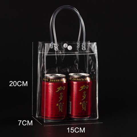 12pcs StoBag Clear PVC Gift Bags With Handles For Small Gifts Party Favor Candy Cake Cookie Packaging And Retail Display
