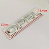 1 Stück 3D ABS opel CORSA Auto-Buchstabe Haube Front-Motorhauben-Grill Heckklappen-Emblem Abzeichen Aufkleber Dekal Styling-Zubehör