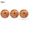 10Pcs Peach Wood Beads Carving for   Bracelet Necklace Crafts Pendants Accessories