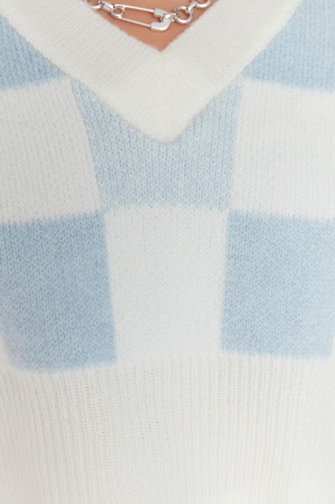 Women's Elegance Style Sweater Stone Crop Soft Textured Patterned Knitwear Sweater