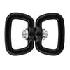 Outdoor Aluminum Alloy Key   Connection     Buckle Adapter Black