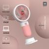 2024 Rechargeable Portable Handheld Desktop Fan with Long Battery Life and USB Charging