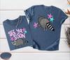 See Ya Soon Raccoon Vintage Tshirts Unisex Unisex Funny Graphic Tee Trendy Summer Short Sleeve Cotton Tshirts