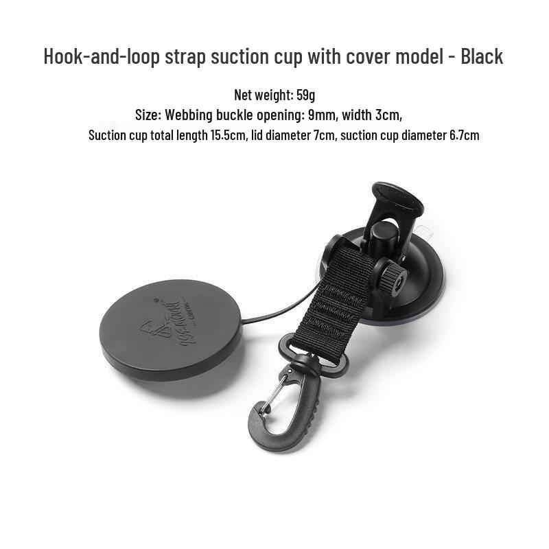 Suction Cup Hook for Wall, Glass, and Car Roof Tent Storage