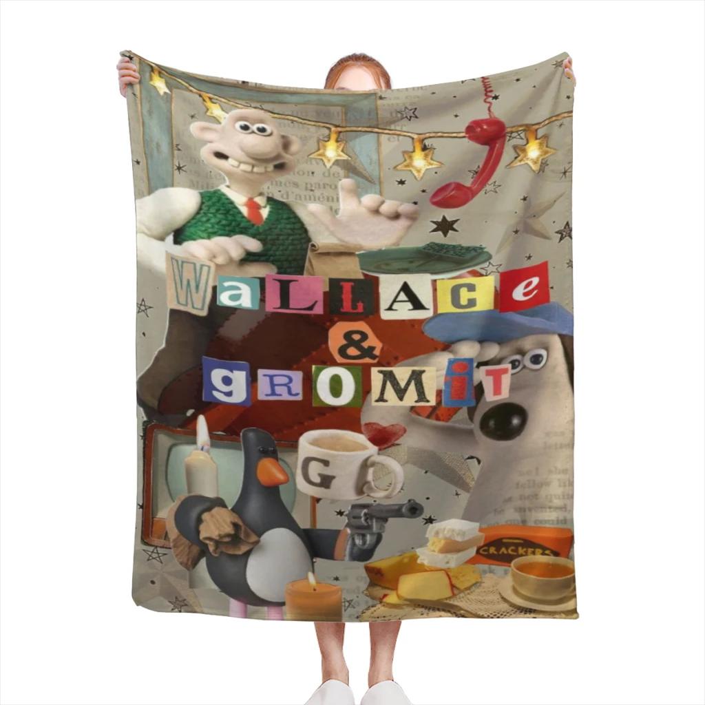 Shunika Chen Unisex Gromit Comfortable Flanne Blanket Comforter Flannel Soft Throw Blankets Warm Home And Decoration